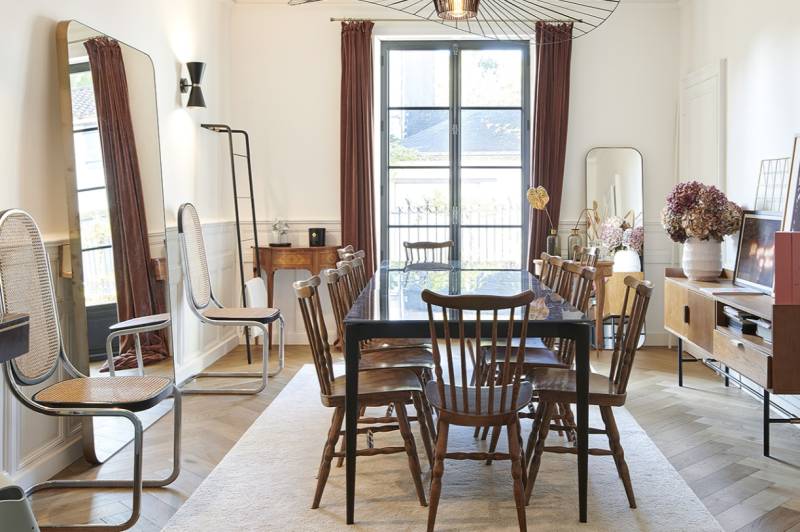 Portes fenêtres en bois traditionnel Jeanneau Menuisier Créateur à Ménesplet