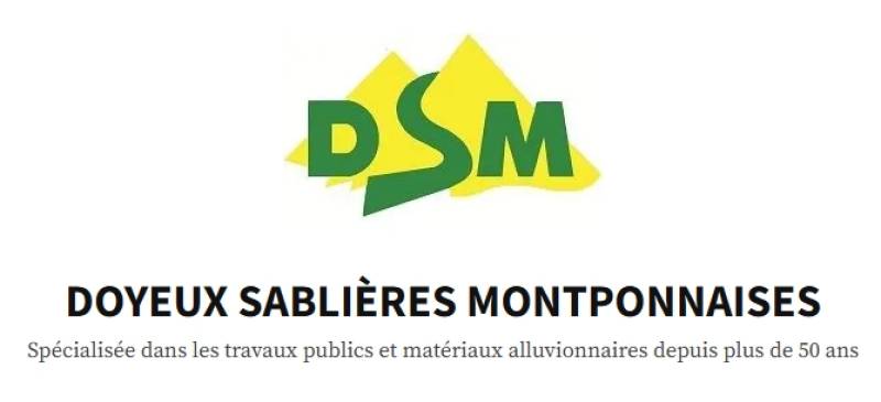 DOYEUX SABLIÈRES MONTPONNAISES  Spécialisée dans les travaux publics et matériaux alluvionnaires depuis plus de 50 ans